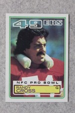 1983 TOPPS FOOTBALL #165 RANDY CROSS SAN FRANCISCO 49ers- VINTAGE FOOTBALL CARD