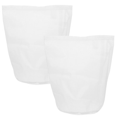2Pcs Drawstring Mesh Filter Bags Cold Brew Bags Wine Filter Pouches