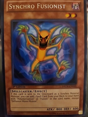 Synchro Fusionist - 1st Edition - Rare Foil - Yugioh Dark Monster - Vintage | eBay Synchro Fusionist - 1st Edition - Rare Foil - Yugioh Dark Monster - Vintage | eBay