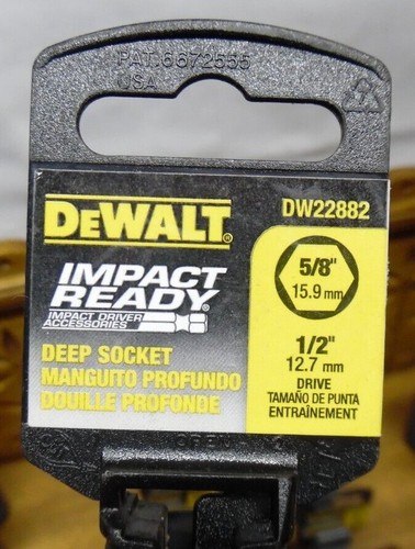 Nuevo enchufe profundo DeWalt listo para impactos raspado 1/2" - 3/4" 15/16" - Imagen 8 de 24