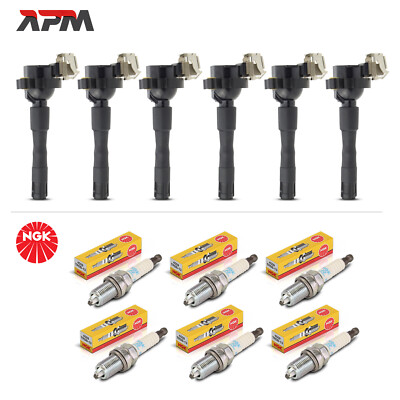 6x ZÜNDSPULE + 6x NGK BKR6EK ZÜNDKERZEN FÜR BMW 3ER E36 5ER 7ER 8ER Z3 ROADSTER