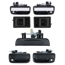 Inside + Outside Door Handle Front LH & RH &Tailgate For 1995-2004 Toyota Tacoma