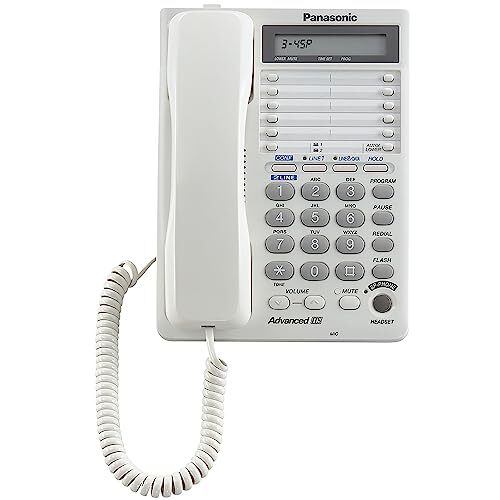 Panasonic 2Line Integrated Corded Telephone Phone System 16Digit LCD KXTS208W 37988472796 eBay