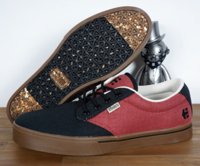 Etnies Skateboard Footwear Skate Schuhe Shoes Jameson 2 Eco Black Orange 9/42