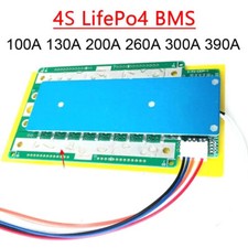 LifePo4 100A 200A 300A 390A 4S 12.8V BMS Battery Pack Protection Board w/Balance