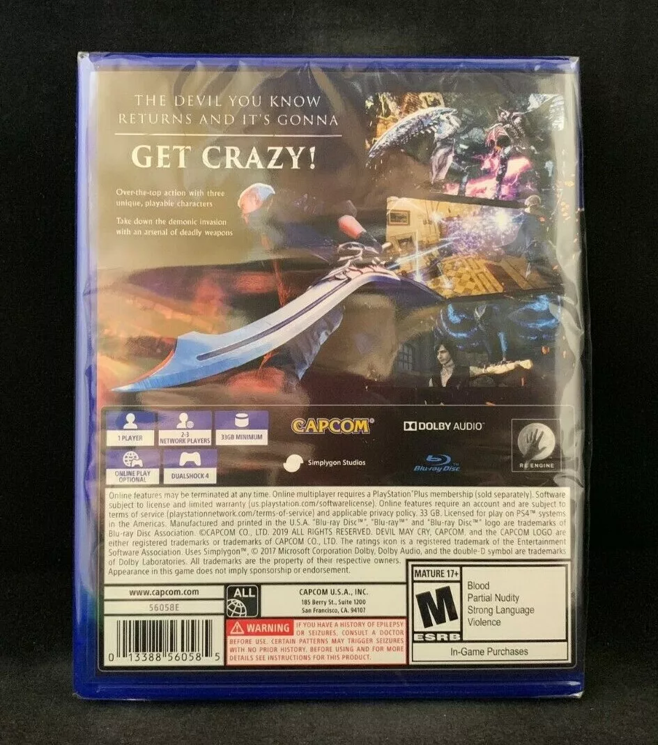 Devil May Cry 5 - PlayStation 4, PlayStation 4