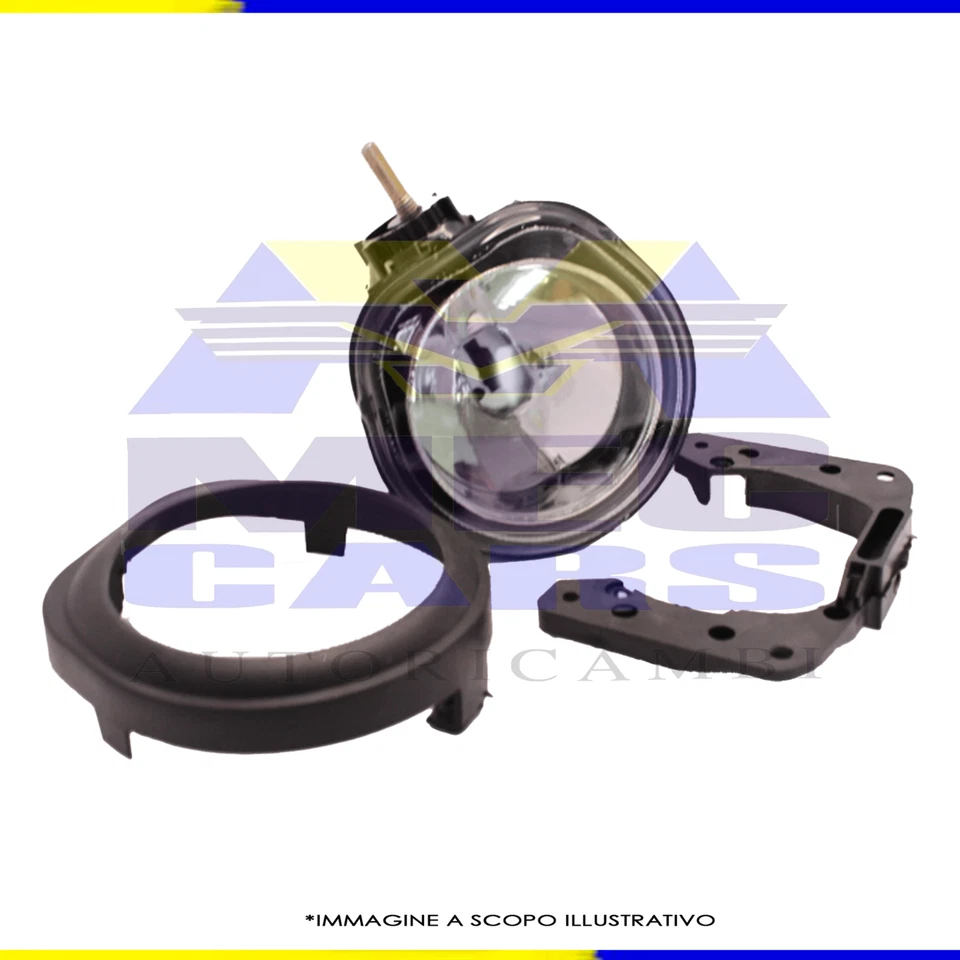 KIT COPPIA FARETTI FARI FENDINEBBIA ANTERIORE DX = SX FIAT PANDA 169 2003 - Immagine 3 di 3
