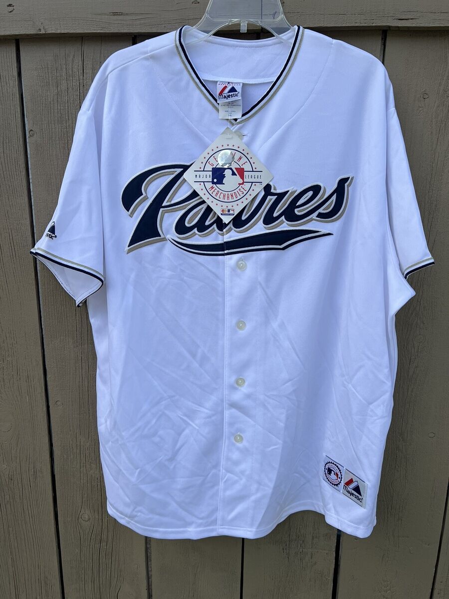 NWT Vintage 2004-10 San Diego Padres SD Majestic Button Down NWT Vintage 2004-10 San Diego Padres SD Majestic Button Down