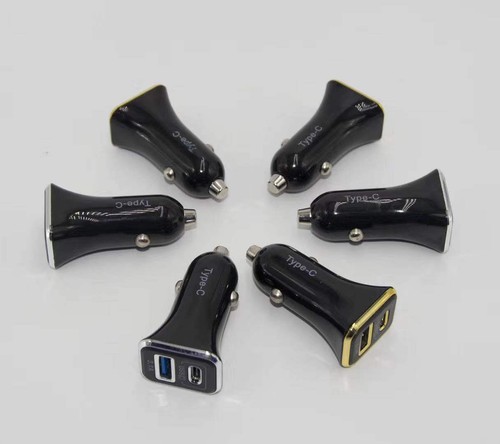 TypeC Quick Charge 3.1Dual USB Port Smart Fast Car Charger TYPE-C TO TYPE-C PORT - Picture 4 of 72