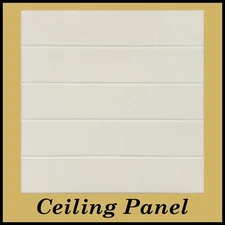 Decorative Glue Up Styrofoam White Ceiling Panel - 20x20 Pack of 8