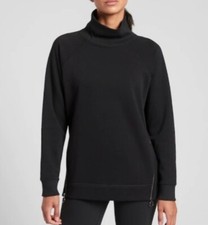 Athleta XS Women s Cozy Karma Size Zip Funnel Neck Sweatshirt NWT Retail 108