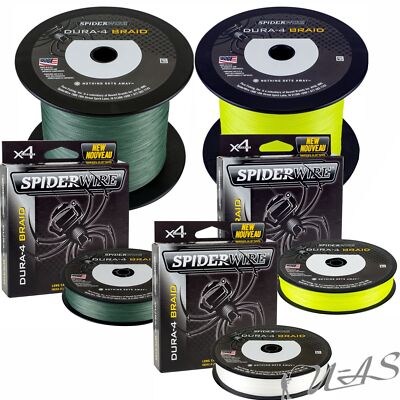 Angelschnur Geflochten 9kg - 91m Polyester Für Fliegenfischen