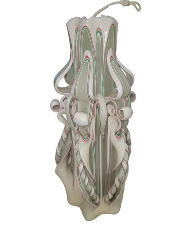 Vintage Handmade Ornate Custom 12" Candle from Lake Havasu candle Shop Unused - Picture 4 of 7