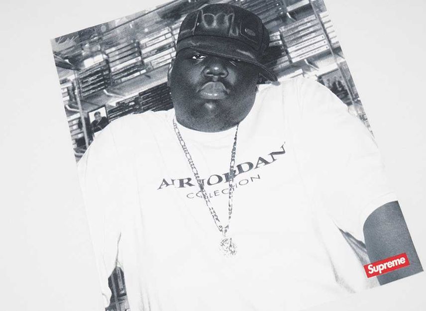 Supreme x Jordan Biggie S/S Top White | eBay