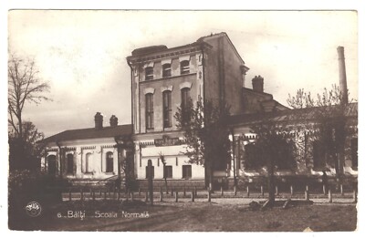 Moldova  Bessarabie Basarabia Balti Beltzy Scoala normala  RARE  Postcard