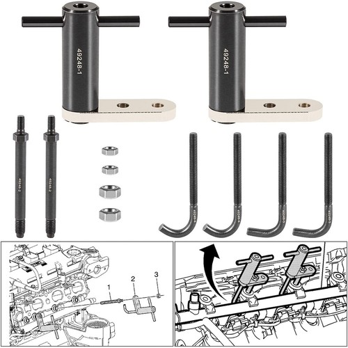 6706 Injector Rail Assembly Remover Tool Fit For Cadillac Saturn Chevy EN-49248 - Picture 8 of 9