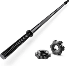 55" Weight Lifting Bar 1" Standard Straight Barbell Bars for Weight lifting