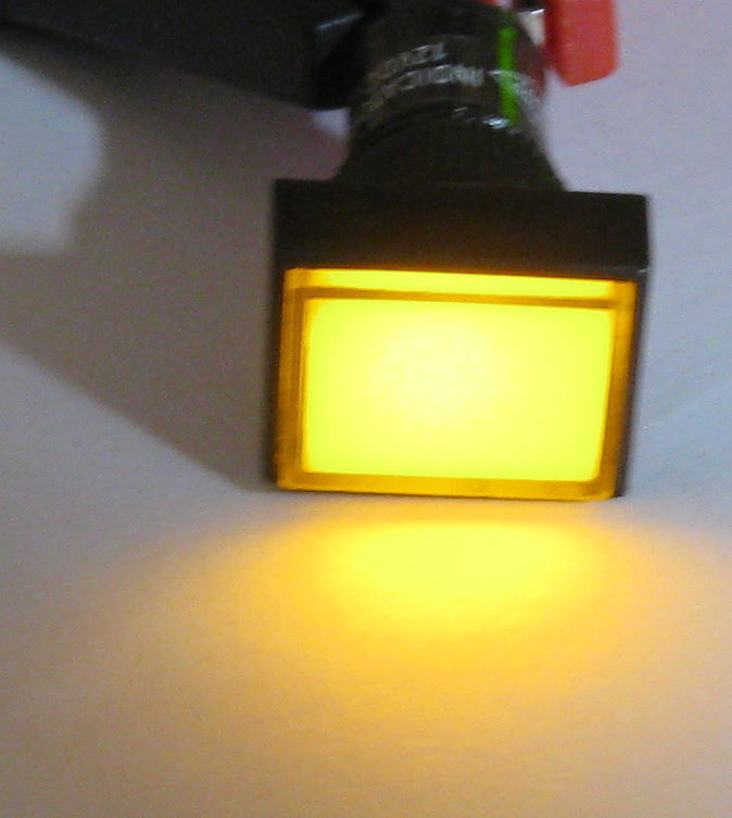 LED Montaggio Pannello Montaggio Indicatore Luce, Rosso , 12V, 8mm - AB-AV-0801