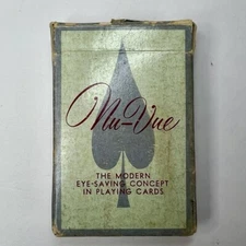 TWA Nu-Vue Redi-Slip Playing Cards One Pack Collectible Deck Airline Vintage