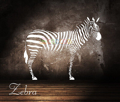 Wall Decor Decal Sticker Mural Removable Large Zebra DC0092