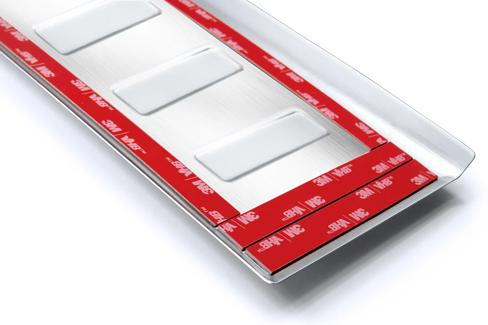 Protector de borde de carga de acero inoxidable adecuado para Volvo XC60 2 a partir del año 07/2017 - recubierto - Imagen 4 de 4