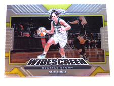 2022 Panini Prizm Basketball WNBA Sue Bird Widescreen Insert Card #1 Storm