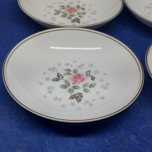 Vintage Noritake Fine China "Rosebud" Set/3 Fruit Bowls 1958-1963 Japan - Picture 2 of 3