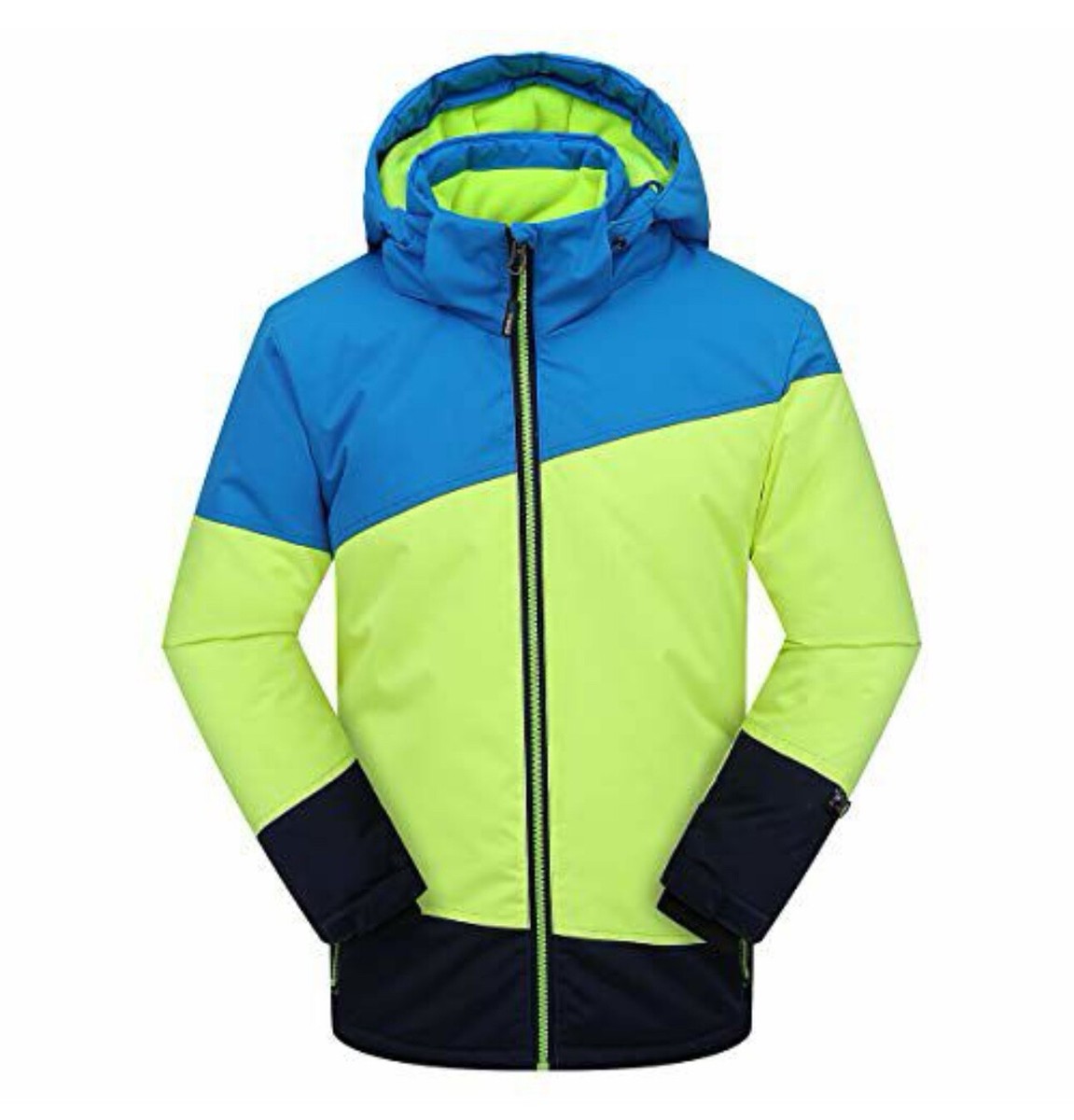 PHIBEE Boy's Waterproof Breathable Snowboard Ski Jacket Splice
