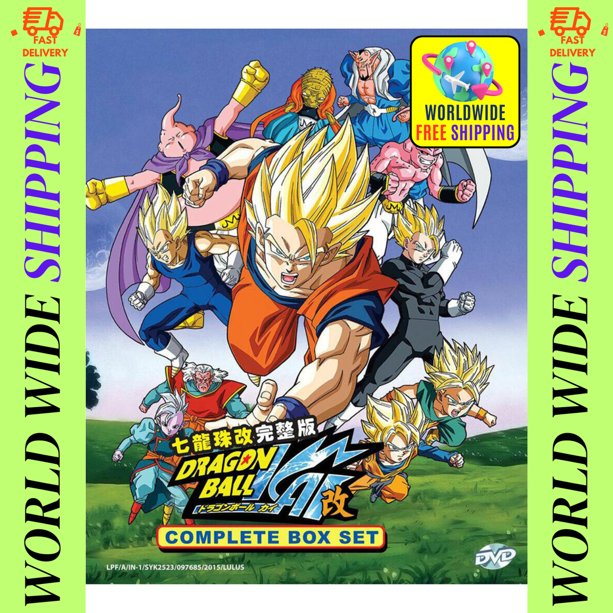 Dragon Ball Kai Anime DVD Complete Box Set TV Series Vol.1-167End