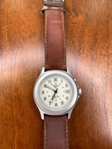 Brighton Harbor Light 5 ATM Japan movement VTG Field watch Stainless NEW battery - Picture 3 of 8