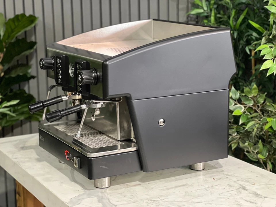 WEGA ATLAS КОМПАКТНЫЙ EVD 2 ГРУППЫ ЭСПРЕССО КОФЕМАШИНА ЧЕРНАЯ ТЕЛЕЖКА КОММЕРЧЕСКИЙ БАР - Изображение 2 из 4