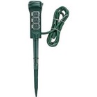 4-Prime 15A 125V 1875W Green Outdoor Timer Electrical Power Stake TNCDTSTK6-A