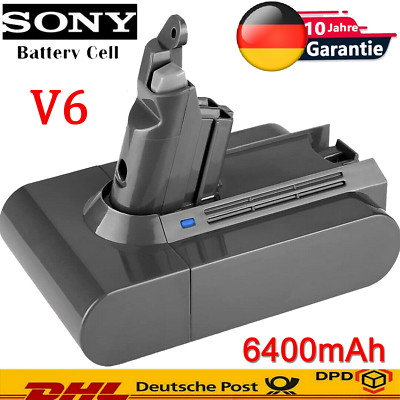 6400mAh für Dyson  Ersatzakku V6 Fluffy Sony SV03 SV05 DC59 DC58 Animal