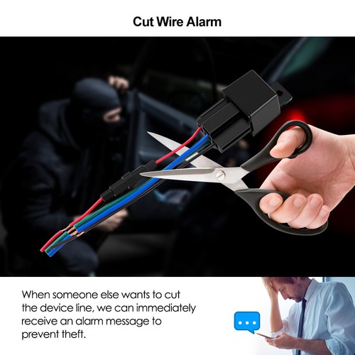 GPS Car Tracker Relay Real Time Device GSM Locator Cut Oil Anti-theft Hidden APP - Picture 34 of 35
