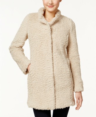 kenneth cole shearling coat
