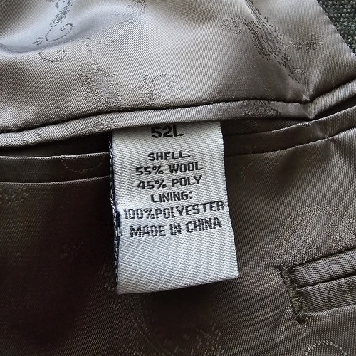 Cappotto sportivo Linea Uamo uomo 52L colore verde misto lana poli S80 - Foto 8 di 23