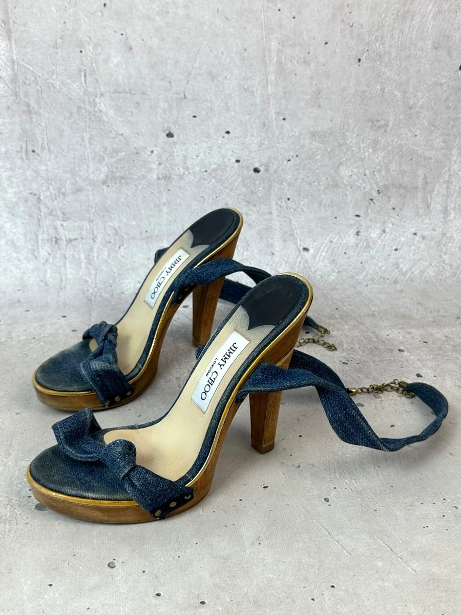 Jimmy Choo Blue Wedge Heels for Women for sale | eBay