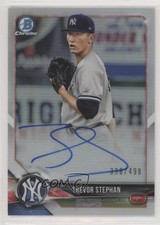 2018 Bowman Chrome Prospect Refractor 398/499 Trevor Stephan #BCPA-TS Auto 8k4