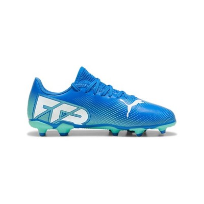 Puma Future 7 Play FG/AG Jr Hyperlink Blue-Mint Blau Türkis Kinder Fussballschuh
