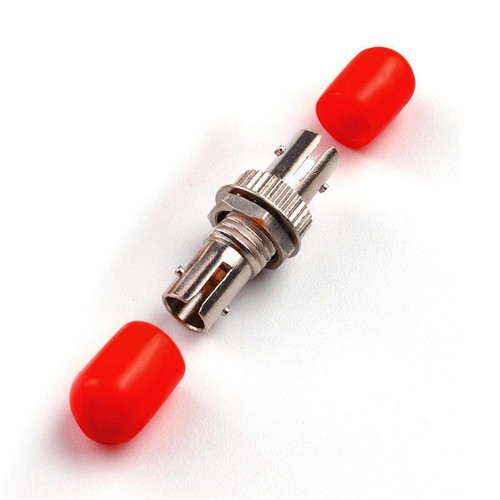 10 Pcs Fiber Optic Adaptor ST to ST Singlemode Single Cable Connector Coupler - Photo 3/6