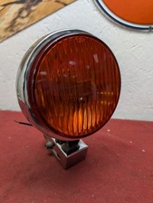 Vintage Aris Round Amber Fog Light Iodine Chrome Driving Light Rally Sae F3 1014