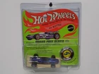 Hot Wheels - ORIGINAL REDLINE  - CARDED- BLUE INDY EAGLE in PROTECTOR