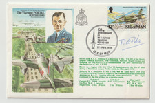 22/4/1978 Isle of Man Flown Cover - Marshal of RAF Viscount Portal - HANDSIGNED