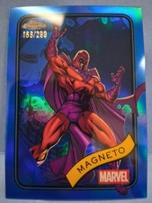 2025 Topps Chrome Marvel - Magneto #169 - Blue Refractor - 168/299