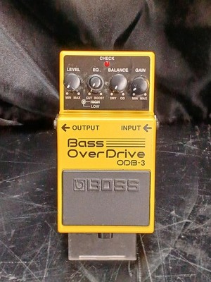 Boss ODB 3 Gitarren-Effekt-Pedal Verzerrungslaufwerk kompakt bereit ausgezeic...