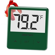 Aquarium Thermometer Digital Fish Tank Thermometer with Large LCD Green