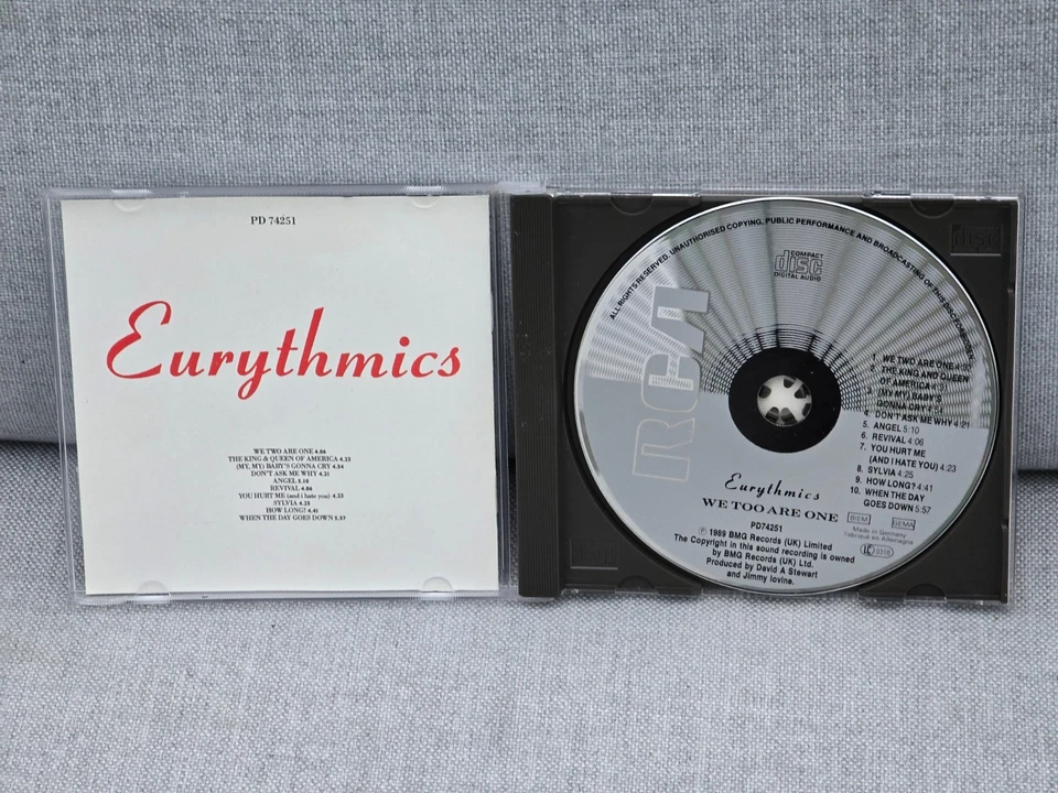CD - Eurythmics - WE Too Are One - Bild 3 von 3