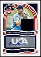 2024 Panini Stars & Stripes USA Baseball #NTS-KS Kruz Schoolcraft Jersey Auto E5