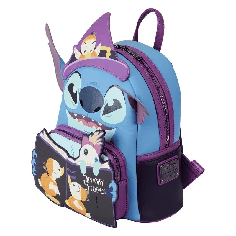 Loungefly Disney Stitch Spooky Stories Halloween Glow Mini Backpack Exclusive image 5