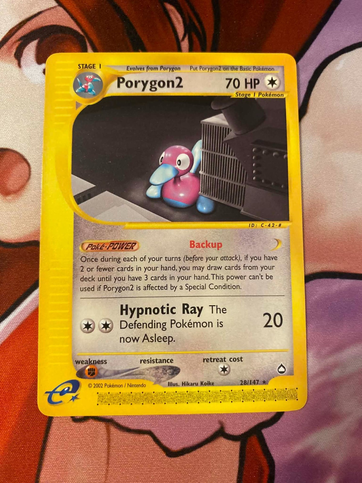 Porygon2 - Aquapolis - 028/147 - Near Mint - Rare